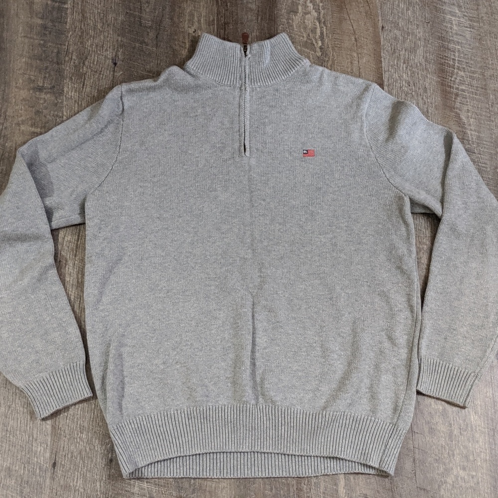 Polo Jean Company Men's Gray Sweater - Medium